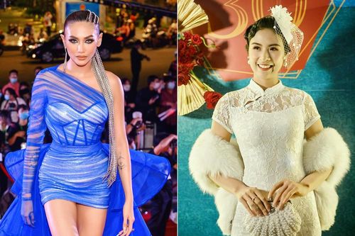 Võ Hoàng Yến khoe chân dài miên man, Ngọc Hân gợi cảm với tạo hình 'Bến Thượng Hải'