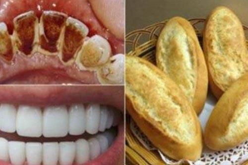 Dùng bánh mỳ cao răng bao nhiêu cũng bong sạch
