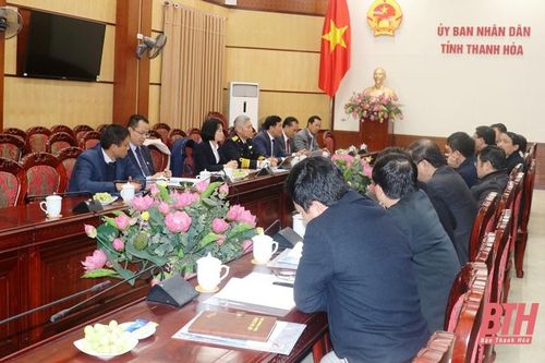 UBND tỉnh làm việc với đoàn công tác của Công ty ASHICO và các đối tác