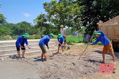 Sinh viên Trường Đại học Hồng Đức với hoạt động chung sức vì cộng đồng