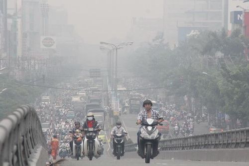 Hà Nội ô nhiễm bụi cao nhất trong các đô thị