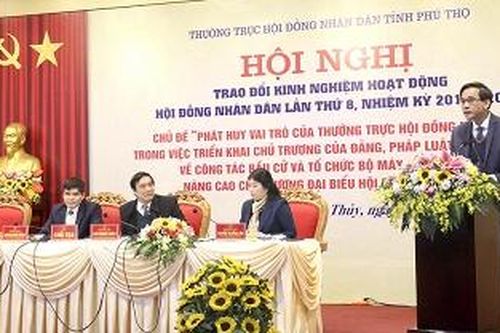 Trao đổi kinh nghiệm hoạt động HĐND lần thứ 8