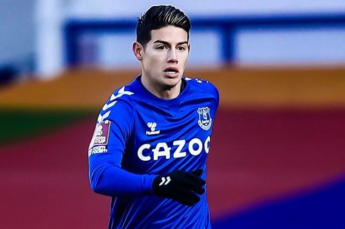 James Rodriguez chọc khe mang về trận thắng cho Everton