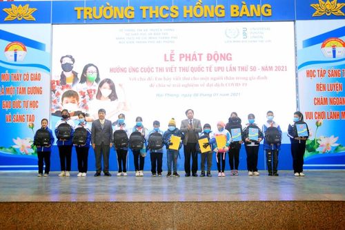 Hải Phòng phát động cuộc thi viết thư quốc tế UPU lần thứ 50