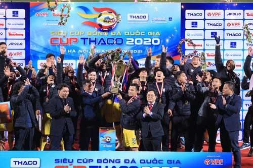 HLV Chu Đình Nghiêm: 'Đây là danh hiệu Siêu cúp đặc biệt với Hà Nội FC'