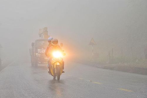 Khu vực đèo Pha Đin và vùng núi cao nhiệt độ xuống dưới 0 độ