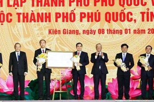 Công bố Nghị quyết thành lập TP Phú Quốc