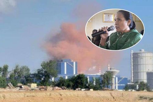 Dân 'xin' nhà máy thép Hòa Phát Dung Quất dừng xả mùi khét lẹt để đón Tết