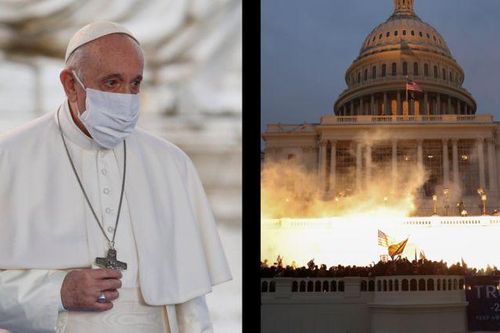 Giáo hoàng Francis bị sốc trước vụ bạo loạn tại trụ sở Quốc hội Mỹ