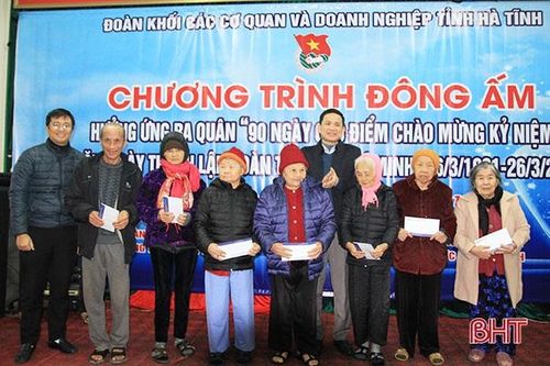 'Đông ấm' tại Trung tâm Điều dưỡng người có công và Bảo trợ xã hội Hà Tĩnh