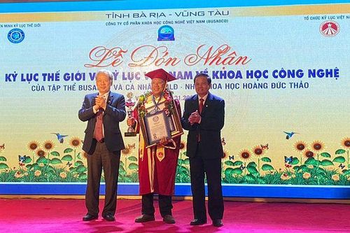 Doanh nghiệp Việt Nam được vinh danh Kỷ lục thế giới về Khoa học công nghệ