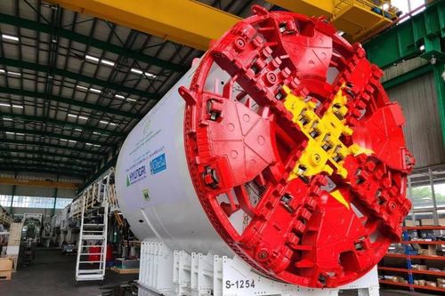 Robot đào hầm thứ hai tuyến metro Nhổn- Ga Hà Nội về Việt Nam