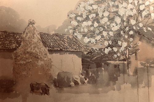 Tới Bảo tàng Mỹ thuật Việt Nam xem Sắc dó