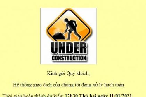FPTS tạm ngừng nhận lệnh giao dịch mới vì lỗi kết nối