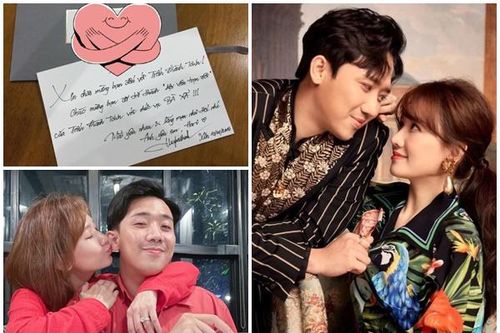 Tiết lộ thư tay mùi mẫn lẫn hài hước Trấn Thành gửi Hari ngày mới yêu