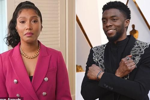 Vợ nghẹn ngào tưởng nhớ tài tử 'Black Panther'