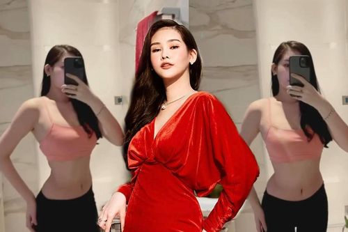 Lê Âu Ngân Anh 'đau khổ' khi giảm 2kg, vòng eo bé đến khó tin nhưng vẫn bị chê mập