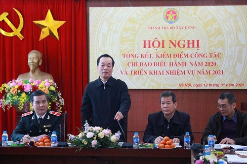 Hội nghị tổng kết công tác năm 2020 và triển khai nhiệm vụ năm 2021 của Thanh tra Bộ Xây dựng