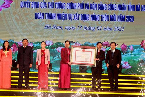 Tiếp tục xây dựng Hà Nam trở thành một cực tăng trưởng của vùng đồng bằng Bắc Bộ