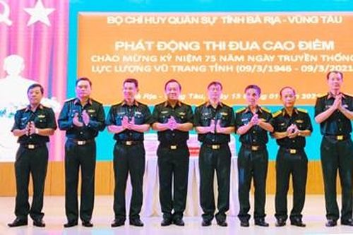 Bộ CHQS tỉnh Bà Rịa - Vũng Tàu phát động thi đua chào mừng 75 năm ngày truyền thống