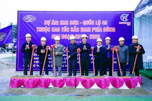 Khởi công gói thầu gần 2.500 tỷ đồng cao tốc Mai Sơn - Quốc lộ 45