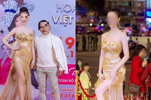 Cô gái bị đánh ghen trên phố Lý Nam Đế bất ngờ xuất hiện tại thảm đỏ một cuộc thi nhan sắc
