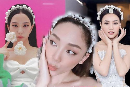 3 mỹ nhân Việt - Hàn 'đụng hàng' khi cùng diện cài tóc ngọc trai
