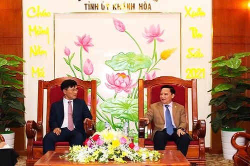 Công ty Trách nhiệm hữu hạn Đóng tàu Hyundai Việt Nam chúc Tết lãnh đạo tỉnh