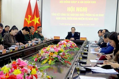 Hội nghị trực tuyến triển khai nhiệm vụ GDQPAN
