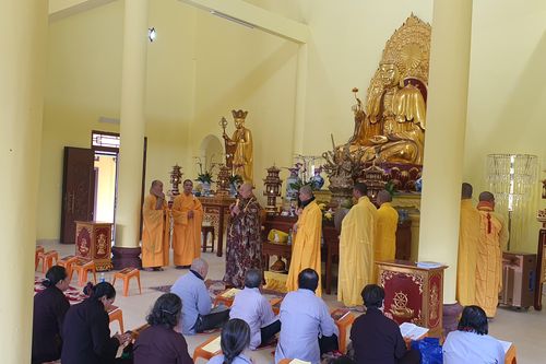 Quảng Bình: An vị tôn tượng Phật chùa Kim Nại