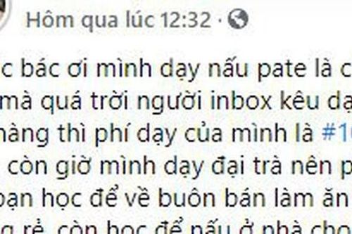 Pha Lê gây choáng khi tiết lộ dạy làm pate với mức học phí lên đến 100 triệu đồng