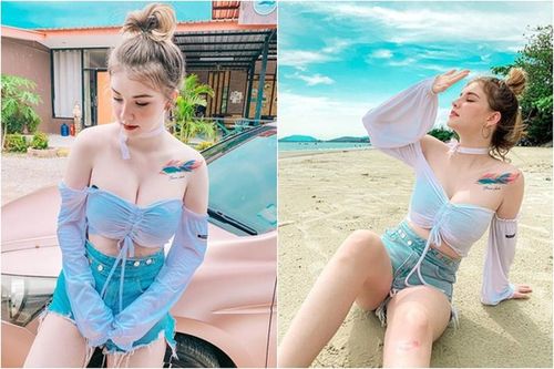 'Thiên thần tắm suối Thái Lan' gây sốt với ảnh siêu nóng bỏng