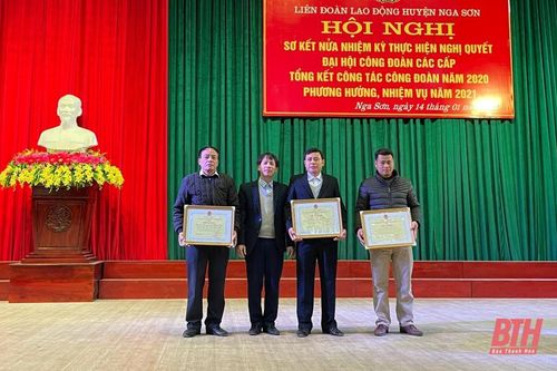 Chăm lo lợi ích cho đoàn viên, người lao động trên địa bàn huyện Nga Sơn