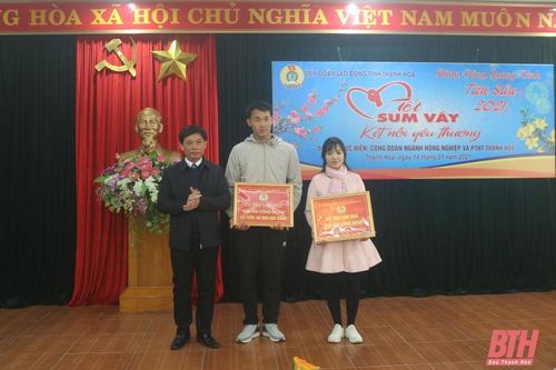 'Tết sum vầy - Kết nối yêu thương' cho đoàn viên, người lao động Ngành NN&PTNT Thanh Hóa