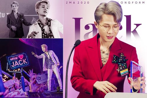 Jack lập cú đúp ZMA 2020: 'Tình cảm khán giả là giải thưởng lớn nhất'