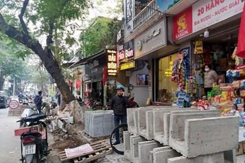 Hạn chế sửa đường, vỉa hè vào dịp cuối năm