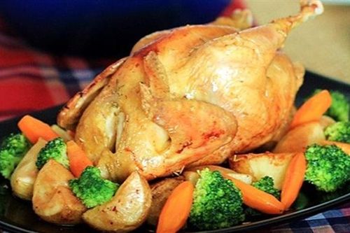 Công thức chế biến gà nướng rau củ ngon lạ miệng