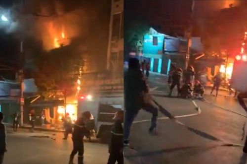 Cửa hàng tạp hóa cháy lớn lúc rạng sáng, thiếu nữ 15 tuổi mắc kẹt tử vong