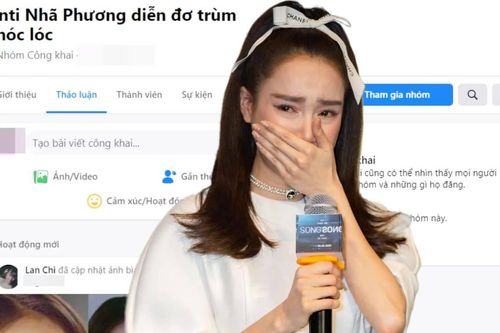 Hậu khóc lóc vì đi trễ họp báo 2 tiếng, Nhã Phương bị lập group anti-fan