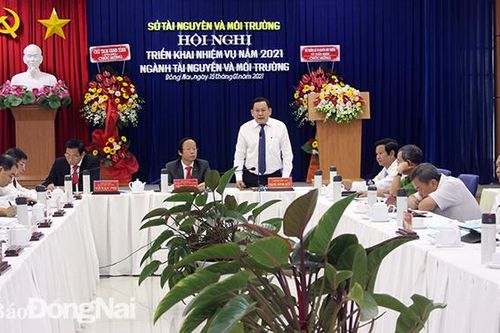 Ngành Tài nguyên môi trường triển khai nhiệm vụ năm 2021