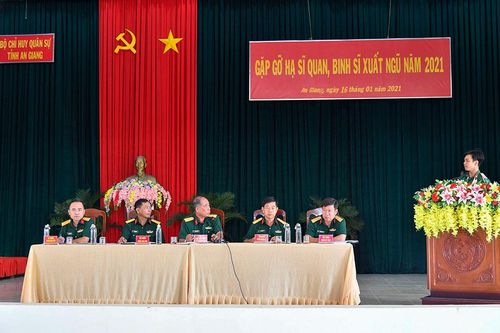 An Giang: Gặp gỡ hạ sĩ quan, binh sĩ xuất ngũ năm 2021