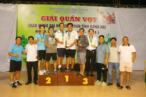 Giải quần vợt chào mừng thành công Đại hội Liên đoàn quần vợt tỉnh khóa II