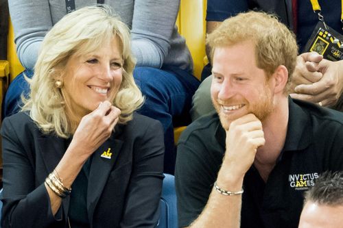 Tình bạn đặc biệt của bà Biden và Hoàng tử Harry
