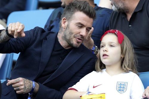 David Beckham tự hào về khiếu hội họa của con gái