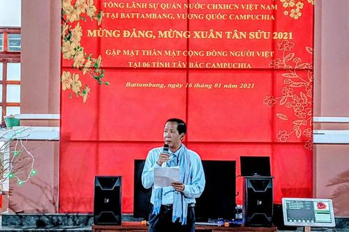 Cộng đồng người Việt Nam tại tây bắc Campuchia mừng Đảng, mừng Xuân