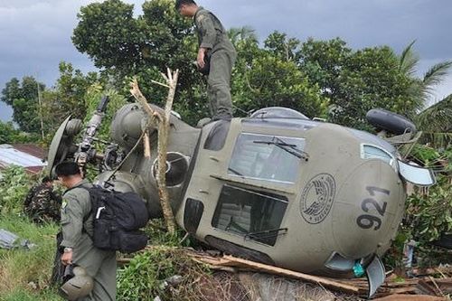 Philippines: Rơi máy bay trực thăng quân sự khiến 7 người thiệt mạng