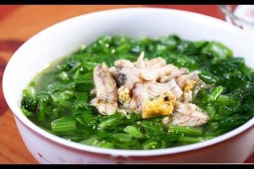 Cá lóc nấu canh cải - món ăn ngon là thần dược cho sức khỏe