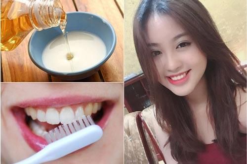 Răng trắng tại nhà chỉ bằng cách đơn giản