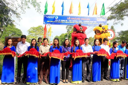 Khánh thành cầu Hy Vọng 95 (cầu Mương Trâu) phường Bình Đức