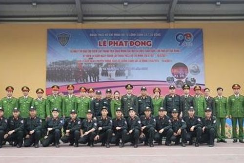 Tuổi trẻ Bộ Tư lệnh CSCĐ phát động 90 ngày cao điểm chào mừng Đại hội Đảng